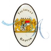 Pin Anstecker Wappen Grenzschild Bayern