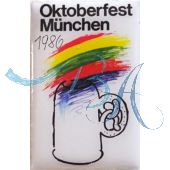 Pin Anstecker Oktoberfest Plakatmotiv 1986