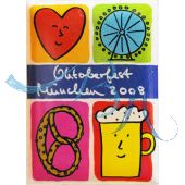 Pin Anstecker Oktoberfest Plakatmotiv 2008