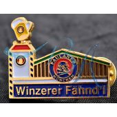 Pin Anstecker Brauerei Paulaner Festzelt Winzerer Fähnd’l blau