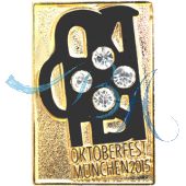 Pin Plakatmotiv Oktoberfest Gold 2015
