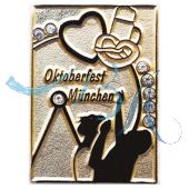 Pin Plakatmotiv Oktoberfest Gold 2016