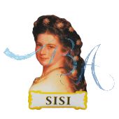 Pin Anstecker Persönlichkeiten "Sissi"