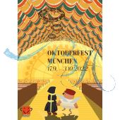 Magnet Oktoberfest Souvenir Plakatmotiv 2022