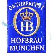 Pin Anstecker Brauerei HB Hofbräuhaus dunkelblau 