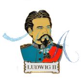 Pin Anstecker Persoenlichkeiten Ludwig II Koenig von Bayern