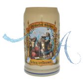 2008 - Wiesn Wirte Krug, Brauereikrug, Bierkrug, Steinkrug, Oktoberfestkrug