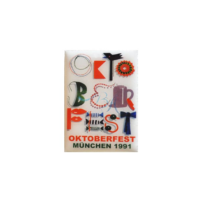 Pin Anstecker Oktoberfest Plakatmotiv 1991