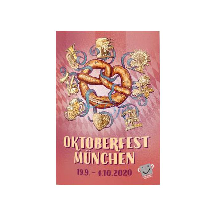 Pin Anstecker Oktoberfest Plakatmotiv 2020