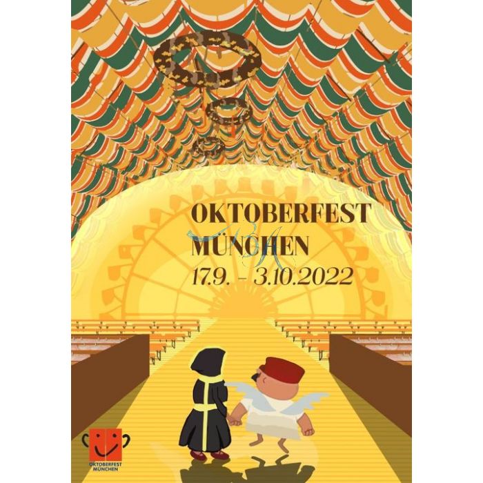 Magnet Oktoberfest Souvenir Plakatmotiv 2022