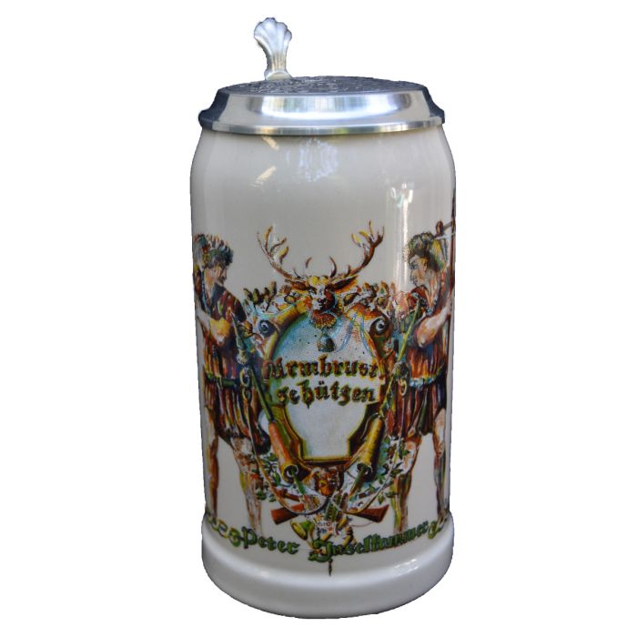1993 Armbrustschützen Festzelt Krug mit Zinndeckel