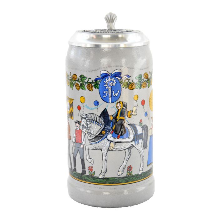 Augustiner Krug mit Zinndeckel 2001