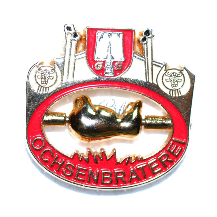 Pin Anstecker Festzelt Ochsenbraterei