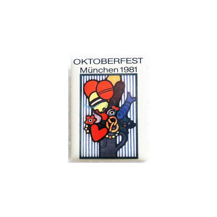 Magnet Oktoberfest Plakatmotiv 1981