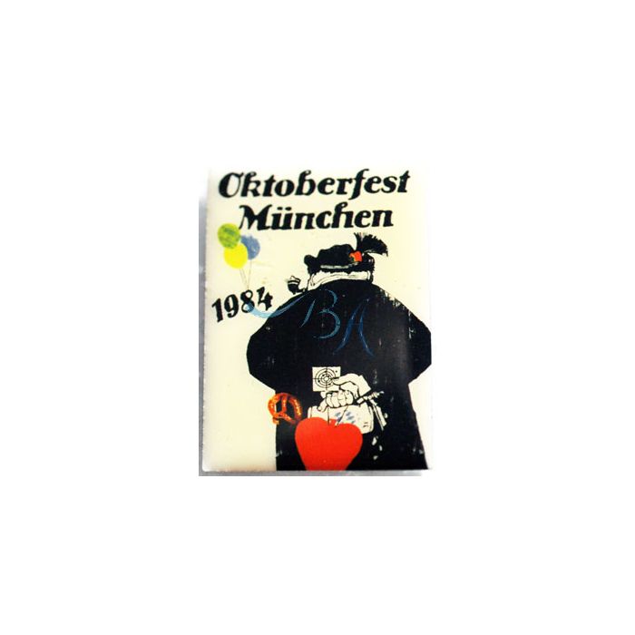 Pin Anstecker Oktoberfest Plakatmotiv 1984