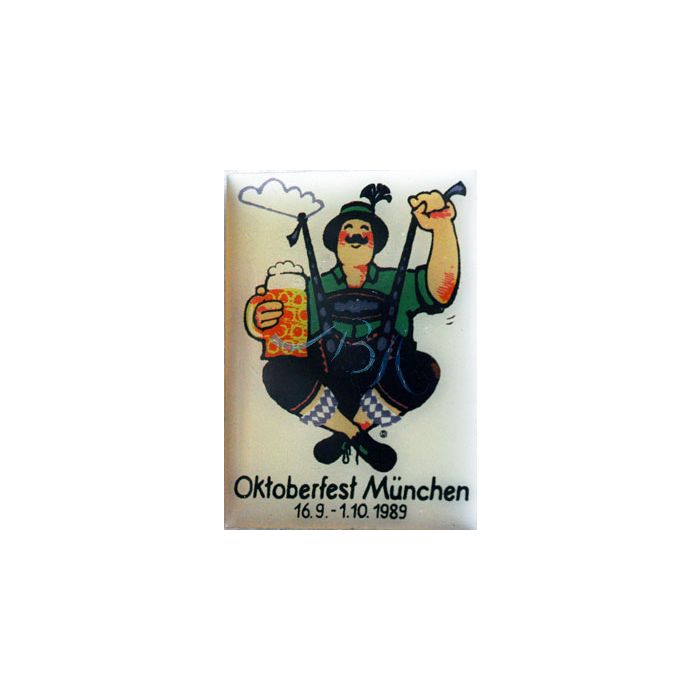 Pin Anstecker Oktoberfest Plakatmotiv 1989