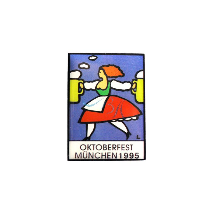Pin Anstecker Oktoberfest Plakatmotiv 1995