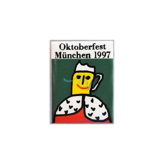 Pin Anstecker Oktoberfest Plakatmotiv 1997