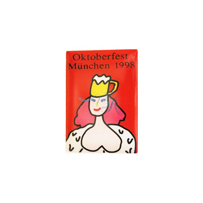 Pin Anstecker Oktoberfest Plakatmotiv 1998