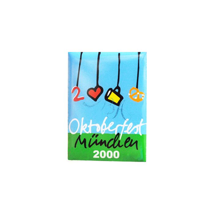 Pin Anstecker Oktoberfest Plakatmotiv 2000