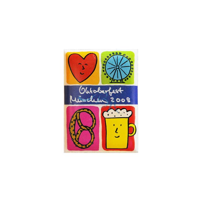 Pin Anstecker Oktoberfest Plakatmotiv 2008