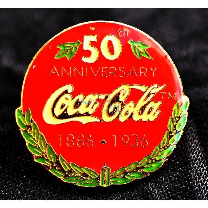 Coca-Cola Pin Anstecker 50th