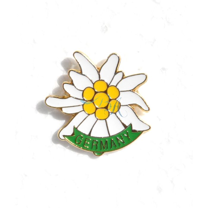 Pin Anstecker Souvenir Edelweis Germany