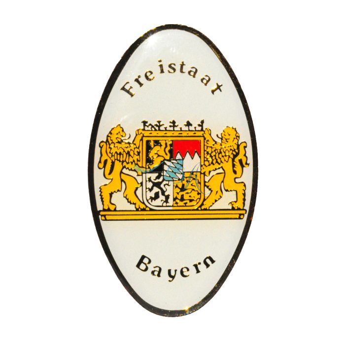 Pin Anstecker Wappen Grenzschild Bayern