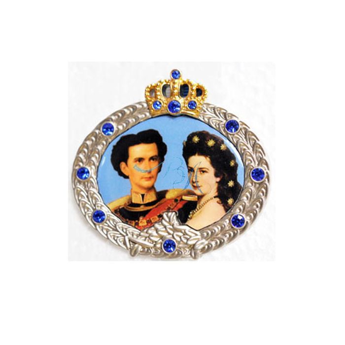 Pin Anstecker Persönlichkeiten König Ludwig u. Elisabeth Orden