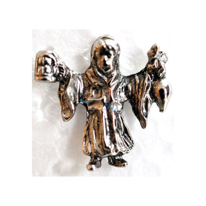 Pin Anstecker Souvenir Münchner Kindl Altsilber Imitat