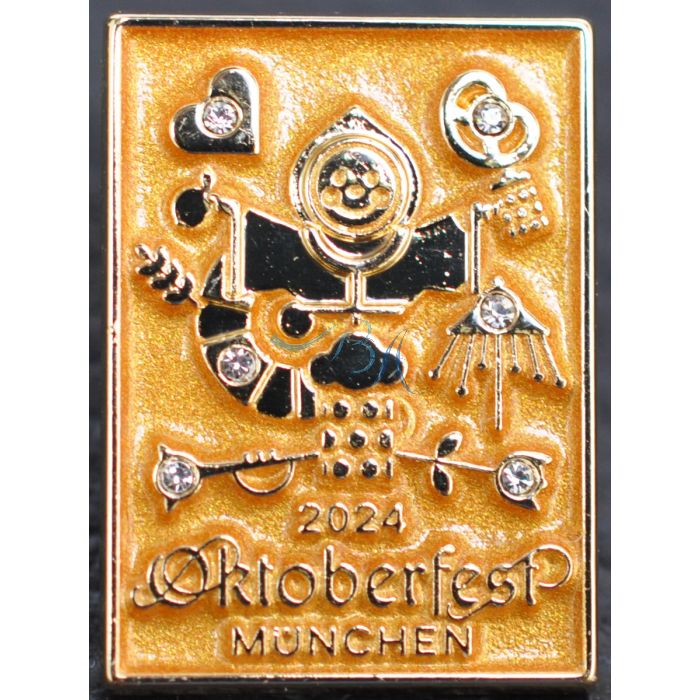Pin Plakatmotiv Oktoberfest Gold 2024