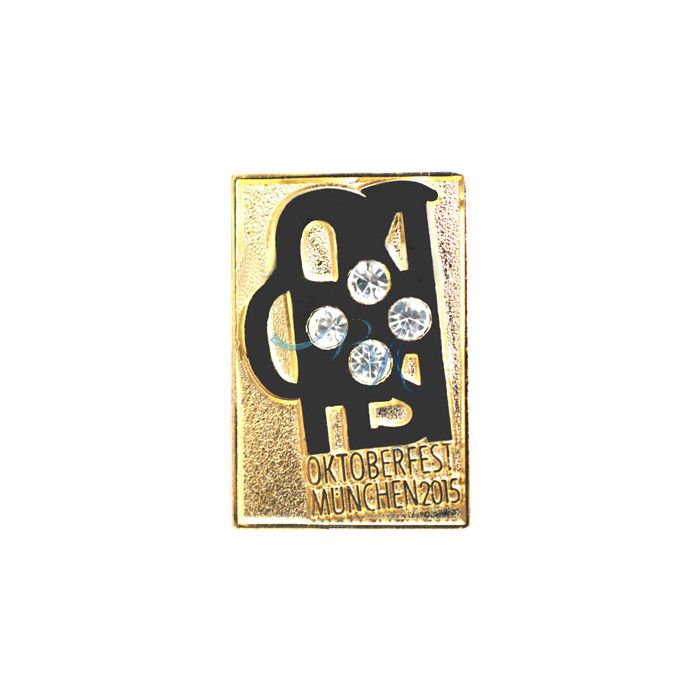 Pin Plakatmotiv Oktoberfest Gold 2015