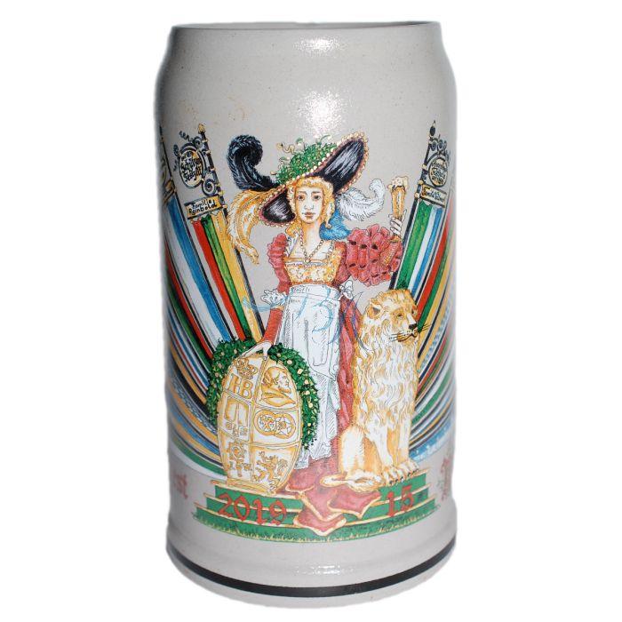 2019 - Wiesn Wirte Krug, Brauereikrug, Bierkrug, Steinkrug, Oktoberfestkrug
