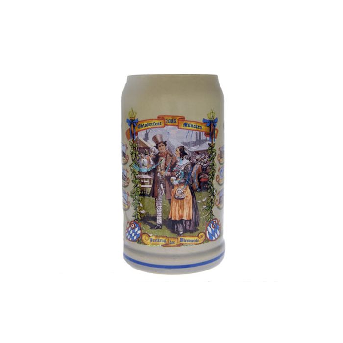 2006 - Wiesn Wirte Krug, Brauereikrug, Bierkrug, Steinkrug, Oktoberfestkrug