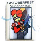 Pin Anstecker Oktoberfest Plakatmotiv 1981