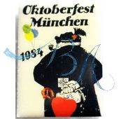 Pin Anstecker Oktoberfest Plakatmotiv 1984