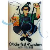 Magnet Oktoberfest Souvenir Plakatmotiv 1989