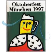 Pin Anstecker Oktoberfest Plakatmotiv 1997