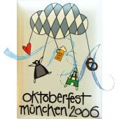 Magnet Oktoberfest Souvenir Plakatmotiv 2006