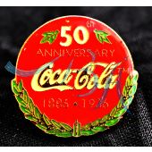 Coca-Cola Pin Anstecker 50th