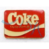 Coca-Cola Pin Anstecker Trade-mark  (gebraucht)