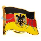 Pin Anstecker Flagge Deutschland mit Wappen