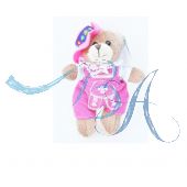 Plüschtier, Trachten Teddybär Madl mit original bayrischer Tracht Pink Groß