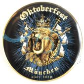 Pin Anstecker Souvenir Oktoberfest München Löwe