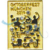 Pin Plakatmotiv Oktoberfest Gold 2019